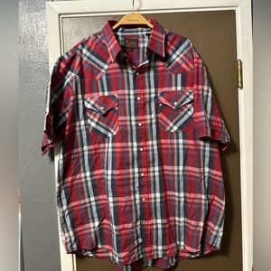 Plains Western Wear Button Up Shirt